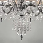 Artisan Venetian Glass 12 Lights Chandelier, Made in Italy - Milagros Viadurini