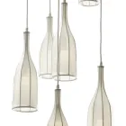 Design chandelier with 6 lampshades Grilli Mathusalem made in Italy Viadurini