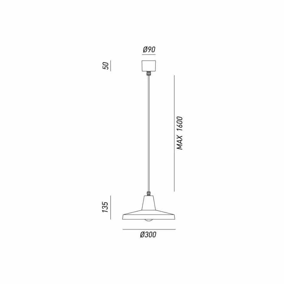Chandelier of industrial style design in antique iron Monica Viadurini