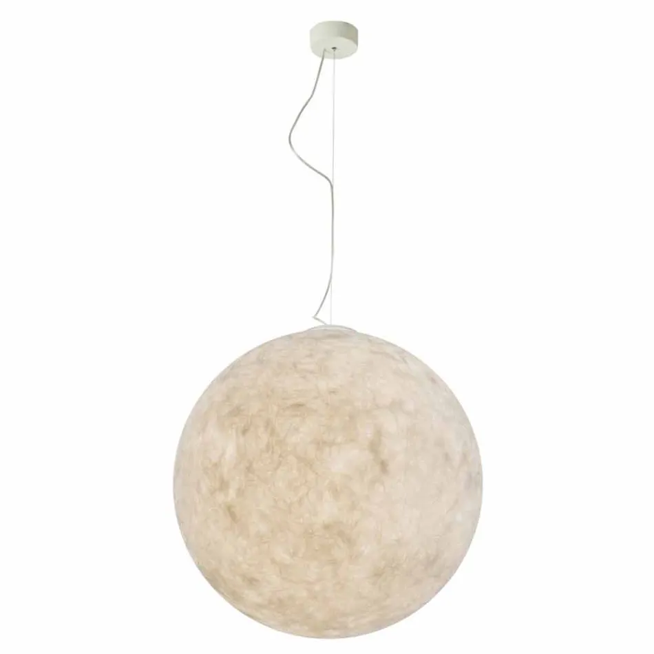Modern design chandelier In-es.artdesign White moon in nebulite Viadurini