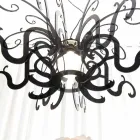 Modern design plexiglass chandelier made in Italy, Malito Viadurini