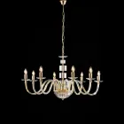 Made in Italy Glass and Rhinestone Chandelier for Interior Decor - Innsbruck Viadurini