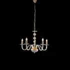 Made in Italy Glass and Rhinestone Chandelier for Interior Decor - Madrid Viadurini