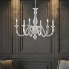 Made in Italy Wooden Chandelier for Interior Decorating - Siena Viadurini