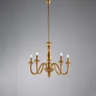 Made in Italy Wooden Chandelier for Interior Decorating - Siena Viadurini