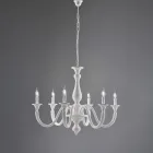 Made in Italy Wooden Chandelier for Interior Decorating - Siena Viadurini