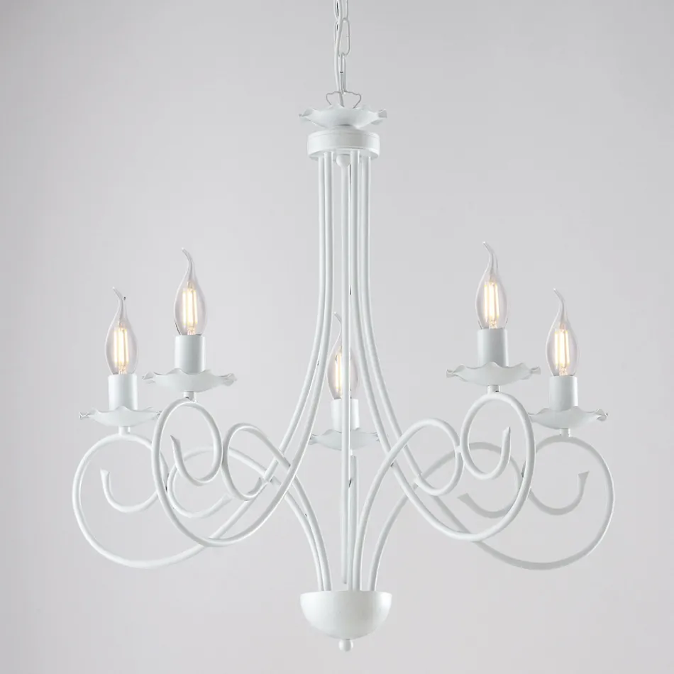 Metal and glass chandelier for elegant interior lighting – Laguna Viadurini