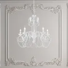 Metal chandelier for bright and welcoming interiors – Perla Viadurini