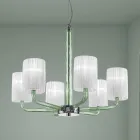 Chandelier in Venice Glass and Metal Handmade in Italy - Graham Viadurini