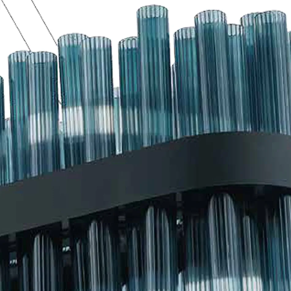 Modern Luxury Italian Artisan Blown Glass Chandelier - Maesta Viadurini