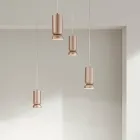 Modern Chandelier in Powder Coated Aluminium and Adjustable Cable - Buxus Viadurini