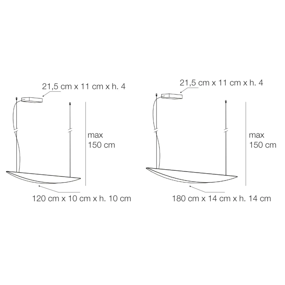 Chandelier Made of Recyclable Aluminium in Various Colours - Mila Viadurini