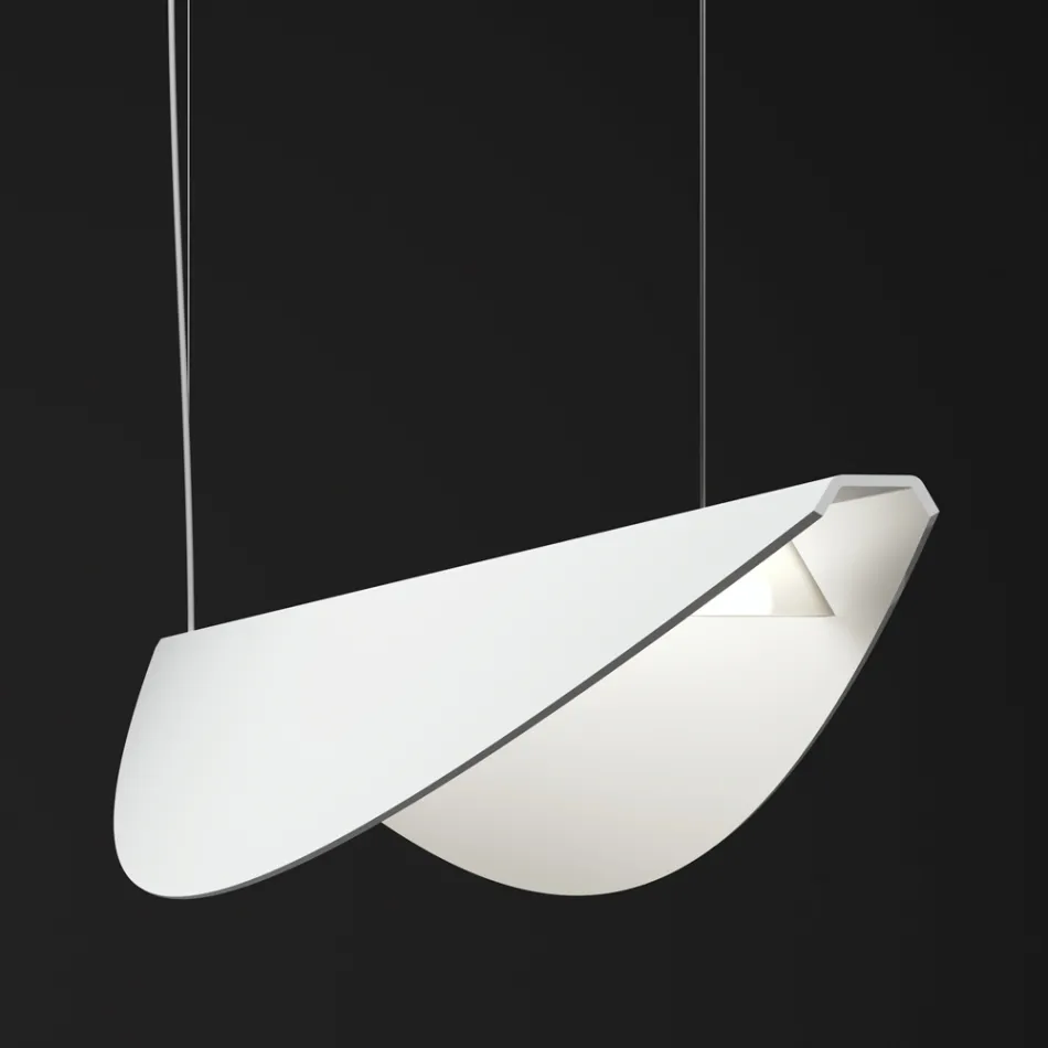 Chandelier Made of Recyclable Aluminium in Various Colours - Mila Viadurini