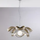 Shabby chic white metal chandelier for tasteful decor – Sea Viadurini