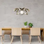 Shabby chic white metal chandelier for tasteful decor – Sea Viadurini