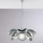 Shabby chic white metal chandelier for tasteful decor – Sea Viadurini