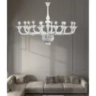 Classic Style Chandelier in Hand Blown Venetian Glass - Vanity Viadurini
