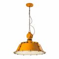 Jillian vintage bell-shaped industrial style chandelier by Ferroluce