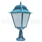 Outdoor lantern in Aluminium and Sandblasted Glass Made in Italy - Alchemist Viadurini