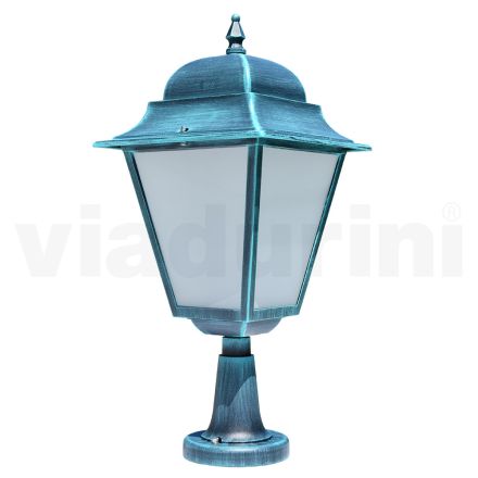 Outdoor lantern in Aluminium and Sandblasted Glass Made in Italy - Alchemist Viadurini