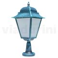 Outdoor lantern in Aluminium and Sandblasted Glass Made in Italy - Alchemist