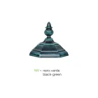 Lamppost 3 Lights Vintage Style in Aluminium Made in Italy - Leona Viadurini