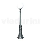 145 cm high street lamp in Acrylic and Anthracite Aluminium Made in Italy - Trovaantracite Viadurini