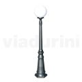 145 cm high street lamp in Acrylic and Anthracite Aluminium Made in Italy - Trovaantracite