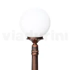 145 cm high street lamp in black acrylic and aluminium made in Italy - Trovanero Viadurini