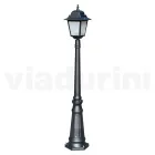 152 cm tall street lamp in Anthracite Glass and Aluminium Made in Italy - Scintilla Viadurini