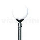 172 cm tall street lamp in Acrylic and Anthracite Aluminium Made in Italy - Trovaantracite Viadurini