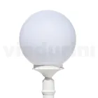 172 cm tall street lamp in white acrylic and aluminium made in Italy - Trovabianco Viadurini