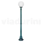 172 cm tall street lamp in black acrylic and aluminium made in Italy - Trovanero Viadurini