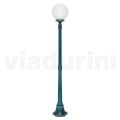 172 cm tall street lamp in black acrylic and aluminium made in Italy - Trovanero