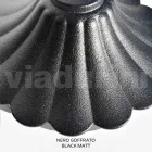 172 cm tall street lamp in black acrylic and aluminium made in Italy - Trovanero Viadurini