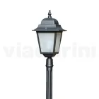 178 cm tall street lamp in Anthracite Glass and Aluminium Made in Italy - Scintilla Viadurini