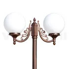 200 cm high street lamp in black acrylic and aluminium made in Italy - Trovanero Viadurini