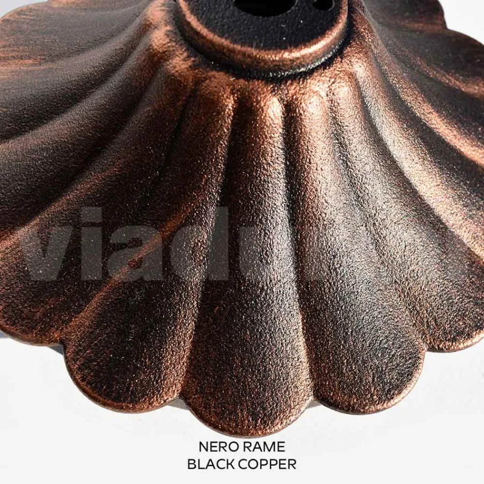 208 cm tall street lamp in black acrylic and aluminium made in Italy - Trovanero Viadurini