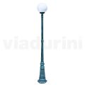 208 cm tall street lamp in black acrylic and aluminium made in Italy - Trovanero