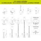 212 cm tall street lamp in Acrylic and Anthracite Aluminium Made in Italy - Trovaantracite Viadurini