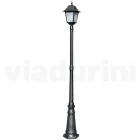 214 cm tall street lamp in Anthracite Glass and Aluminium Made in Italy - Scintilla Viadurini
