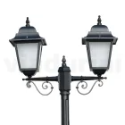 219 cm tall street lamp in Anthracite Glass and Aluminium Made in Italy - Scintilla Viadurini