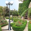 230 cm high street lamp in Acrylic and Anthracite Aluminium Made in Italy - Trovaantracite