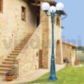 242 cm tall street lamp in black acrylic and aluminium made in Italy - Trovanero