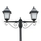 255 cm high street lamp in Anthracite Glass and Aluminium Made in Italy - Scintilla Viadurini