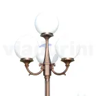 270 cm high street lamp in black acrylic and aluminium Made in Italy - Trovanero Viadurini