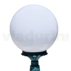 47 cm high street lamp in black acrylic and aluminium made in Italy - Trovanero Viadurini