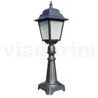 76 cm high street lamp in Anthracite Glass and Aluminium Made in Italy - Scintilla Viadurini