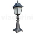 76 cm high street lamp in Anthracite Glass and Aluminium Made in Italy - Scintilla