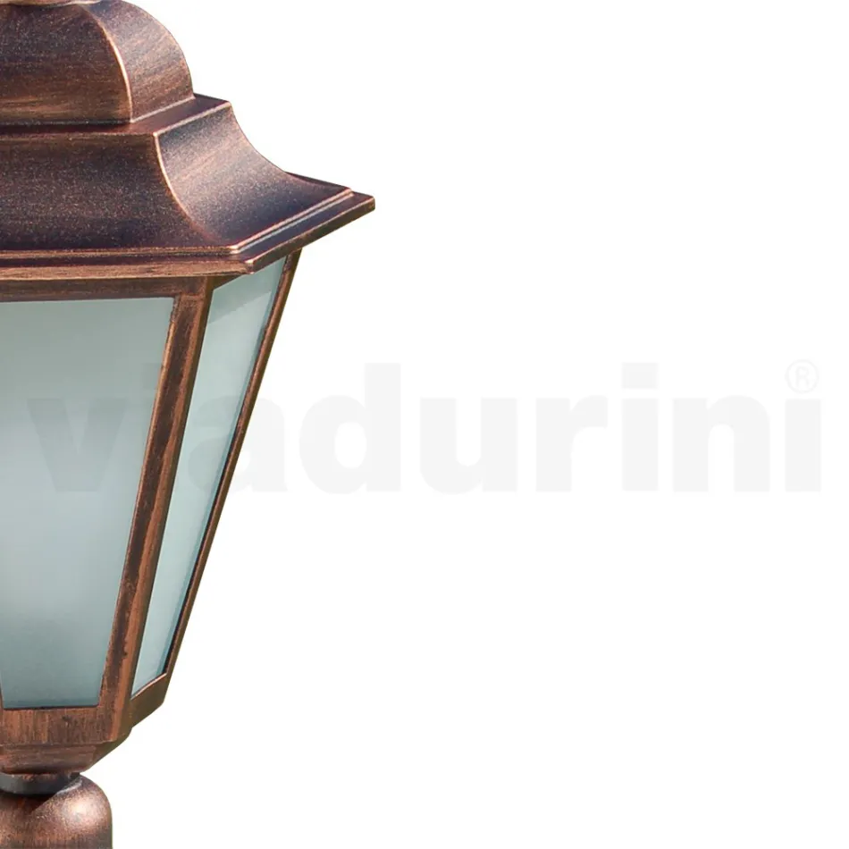 79 cm tall garden lamp in glass and 5 aluminium finishes - Pinako Viadurini